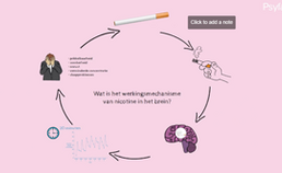 Wat is het werkingsmechanisme van nicotine in het brein?